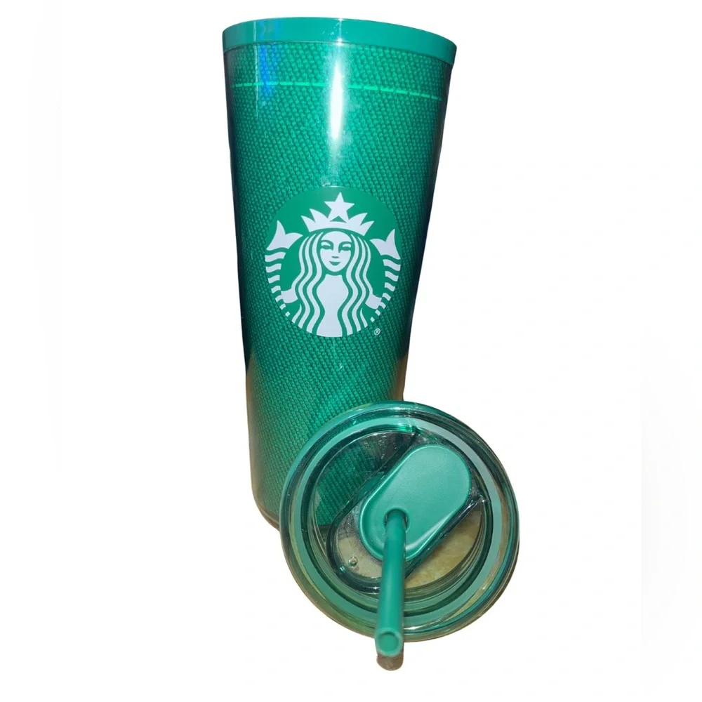 NWOT Starbucks 2024 Green Apron Partner Exclusive 24oz Venti Tumbler Cold Cup